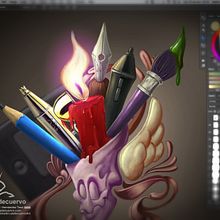 Aliados Proceso. Traditional illustration project by Martin Mariano Hernandez Tena - 01.31.2018