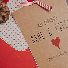 Invitación de Boda E+R. Un proyecto de Diseño gráfico de Virginia Corona Blanco - 23.07.2016