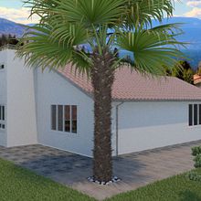 Casa Mediterránea. Un proyecto de Arquitectura, 3D e Infografía de Ángel-Augusto Edjang - 31.01.2018