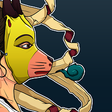 Nahual: Lo que se fragmenta. Un proyecto de Ilustración tradicional e Ilustración vectorial de Rodrigo Martínez - 08.06.2013