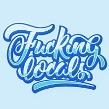 Fucking Locals. Lettering project by jaume osman granda - 02.01.2017
