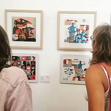 EXPOSICIONES. En el año 2017 mis ilustraciones fueron expuestas en el Museo Amadeo Souza Cardozo. Portugal. Traditional illustration project by nella gatica - 02.01.2018