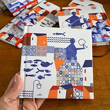 Libros de bocetos con mis ilustraciones finalistas en la 1º Bienal de Ilustración Solidaria en Amarante, Portugal.. Un proyecto de Ilustración tradicional de nella gatica - 01.02.2018