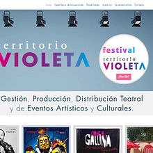Diseño de www.territoriovioleta.com. Un proyecto de Diseño Web de maquetok martín - 02.02.2018