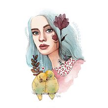 Mi Proyecto del curso: Retrato ilustrado en acuarela. Un progetto di Illustrazione tradizionale di Paqui Cazalla - 02.02.2018