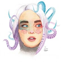Octodusa. Traditional illustration project by Fernando Mera - 02.03.2018