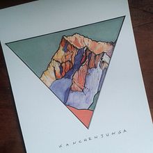 kanchenjunga. Un proyecto de Ilustración tradicional de raquel de castro muñoz - 05.02.2018