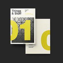 Things & Stuff: Una pequeña zine que servirá de carta de presentación como diseñador.. Un proyecto de Diseño editorial, Diseño gráfico, Fotografía y Tipografía de Alex Zorita - 05.02.2018