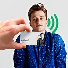 Rebranding para la empresa ActiByte. Un progetto di Br, ing, Br, identit, Graphic design e Pubblicità di Crow - 06.02.2018