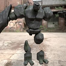 Golem. 3D, Game Design, and Character Design project by Miguel Gutierrez - 02.06.2018