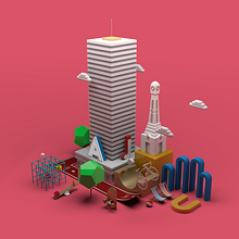 Mi Proyecto del curso: Dirección de Arte con Cinema 4D. Un proyecto de 3D, Dirección de arte y Diseño de ivodelmondes - 06.02.2018