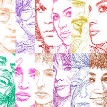 ICONOS Retratos de doble sentido.. Un proyecto de Ilustración vectorial de Adrián Pereda Pascual - 07.02.2018