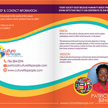[FOLLETOS Y FLYERS] Patricia Bingue. Graphic Design project by Nahomy Rodríguez - 03.25.2016