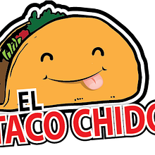 [LOGO] EL TACO CHIDO. Graphic Design project by Nahomy Rodríguez - 01.09.2016