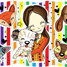 Custom illustration - Friends. Traditional illustration project by Noe Tihista - 02.07.2018