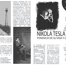 Conferencia de Nikola Tesla Ein Projekt aus dem Bereich Informationsdesign, Verlagsdesign, Bildung, Traditionelle Illustration und Infografik von Alexandra Vallenilla - 14.11.2016