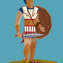Guerrero Aqueo. Un proyecto de Diseño de personajes, Ilustración tradicional e Ilustración vectorial de Daniel Diaz Estrada - 07.02.2018