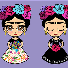 Frida Kahlo. Traditional illustration project by Noe Tihista - 02.07.2018
