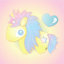 Unicorn holo. Un proyecto de Ilustración tradicional de Noe Tihista - 07.02.2018
