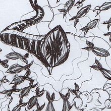 Caótico sentir a boli bic. Artes plásticas e Ilustração tradicional projeto de Mireya Quesada - 08.02.2018