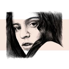Rosalía (Ilustración). Traditional illustration project by Luis López Rodríguez - 02.08.2018