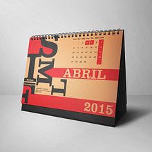 Calendario Tipográfico 2015. Un proyecto de Diseño editorial, Diseño gráfico y Tipografía de Rodrigo Alfaro - 09.02.2018