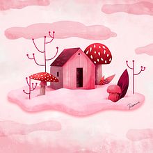 Sobre casas. Proyecto personal. Un proyecto de Bellas Artes, Dirección de arte, Diseño editorial e Ilustración tradicional de Rosemarie - 09.02.2018