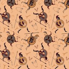 Kalòs. Pattern Design, Product Design, and Graphic Design project by Nuria Vazzana - 02.10.2018