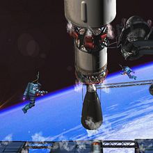 Un día más en el espacio. . Fotografi, Dan Retouching Foto proyek oleh Javier Merino - 02.18.2018