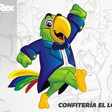 Diseño de mascota para ''Confitería el loro''. Character Design project by Joseph Sanchez - 01.13.2016
