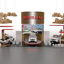 STAND NISSAN . Un proyecto de 3D de Joselyn Flores - 12.02.2018