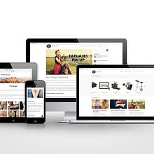 Web estudio de tatuajes, Intitattoo. Un proyecto de Arte urbano, Consultoría creativa, Diseño, Diseño gráfico, Diseño Web y Retoque fotográfico de Daniela Nettle - 18.06.2017