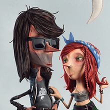 Gain Scent - Eyes vs Nose. 3D, and Traditional illustration project by Javier Lourenço - 02.13.2018