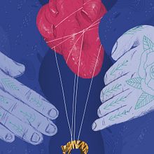 Todo corazón. Fine Arts, Editorial Design, and Traditional illustration project by Fran Pulido - 02.13.2018
