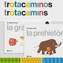 Trotacaminos / Trotacamins. Design editorial, Ilustração tradicional, e Tipografia projeto de Enric Jardí - 13.02.2018