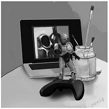 Mi Proyecto del curso: Pinceles y pixeles: introducción a la pintura digital en Photoshop Ein Projekt aus dem Bereich Traditionelle Illustration, Digitale Illustration, Digitale Zeichnung und Digitale Malerei von Aless J. M. - 14.02.2018