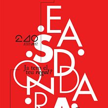 Felicitación Navidad 2017 - EASD Ondara. Un progetto di Graphic design di Miquel Gracia - 15.12.2017
