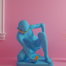 Selfies de museo. Un projet de 3D, Direction artistique , et Design graphique de José Miguel Infante - 14.02.2018
