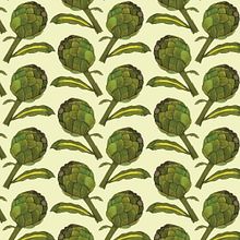 Cápsulas de Alcachofa. Pattern Design project by Ana León - 02.14.2018