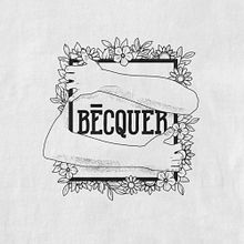 BÉCQUER -  THE 9TH SPRING · Band t-shirt. Un proyecto de Diseño, Diseño gráfico, Ilustración tradicional e Ilustración vectorial de Gerard Serrano Salvi - 15.02.2018