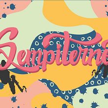 Mi Proyecto del curso: Los secretos dorados del lettering. Vector Illustration, and Lettering project by Florencia García Pinto - 02.16.2018