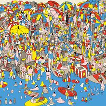 La plage, Mejor Ópera Prima en Bolonia. Un proyecto de Diseño editorial e Ilustración tradicional de PENCIL·ILUSTRADORES - 16.02.2018