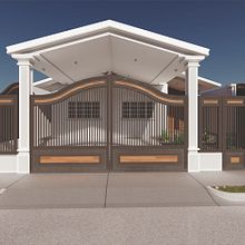 DISEÑO - FACHADA RESIDENCIAL . Architecture project by Jonathan Valencia - 02.17.2018
