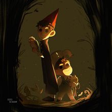Fan art "Over the garden wall" Ein Projekt aus dem Bereich Design von Figuren und Traditionelle Illustration von Celeste Fennell - 17.02.2018