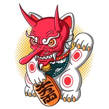 Lucky Cat Ein Projekt aus dem Bereich Design von Figuren, Grafikdesign und Traditionelle Illustration von Loor Nicolas - 17.02.2018
