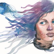 Mi Proyecto del curso: "Nereida". Un proyecto de Ilustración tradicional de replicanteana - 19.02.2018