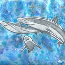 Mi Proyecto del curso: Técnicas modernas de Acuarela. Traditional illustration, and Painting project by Alejandra Aravena - 02.20.2018