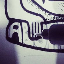 DOTWORK. Ilustração tradicional projeto de Miguel Guerrero - 20.02.2018