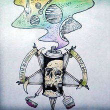 GRAFFITI IN INFERNUM. Ilustração tradicional projeto de Miguel Guerrero - 20.02.2018