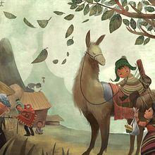 Peruvian children in Los Andes. Un proyecto de Ilustración tradicional de Evelt Yanait - 28.03.2017